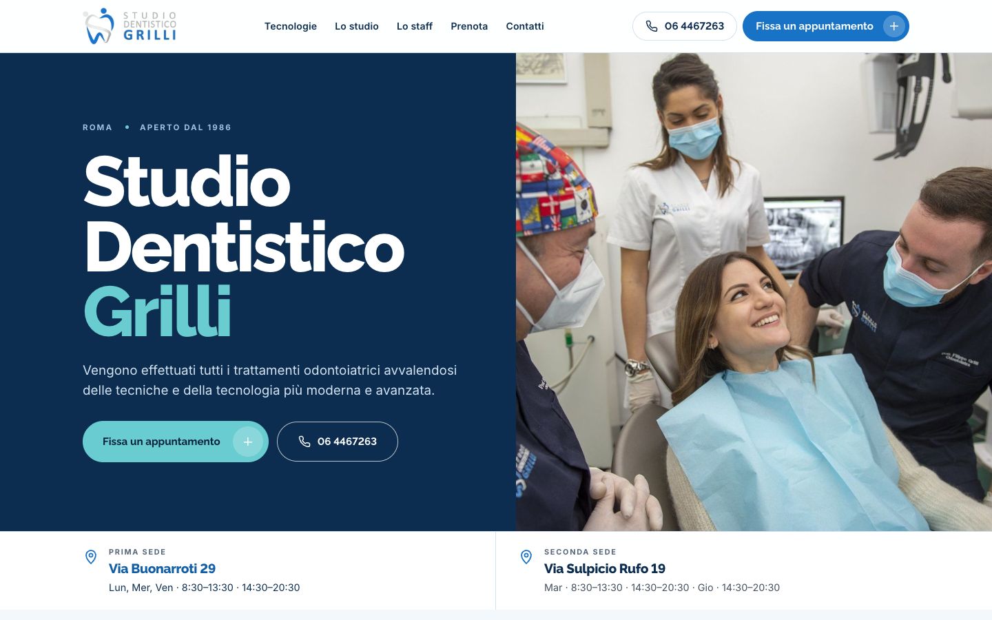 Il nuovo sito