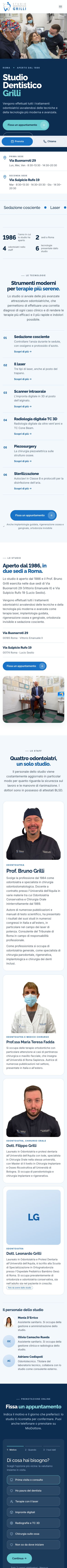 Il nuovo sito su smartphone